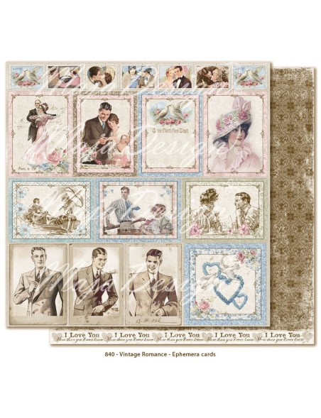 Maja Design Vintage Romance, Ephemera Cards  