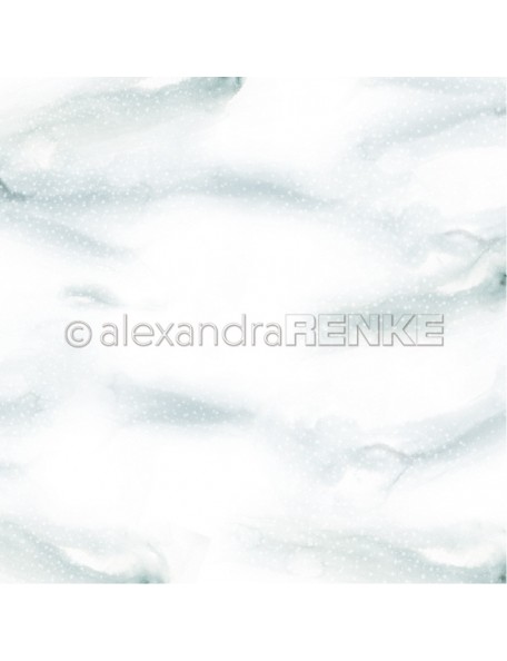 Alexandra Renke Cardstock de una cara 30,5x30,5 cm, Mimis Schneegestöber blau