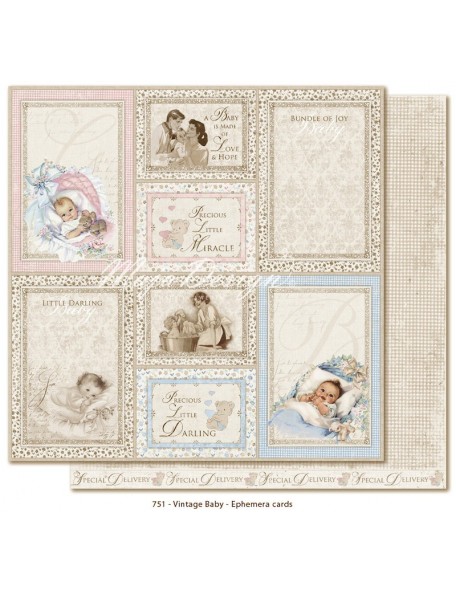 Maja Design Vintage Baby, Ephemera Cards