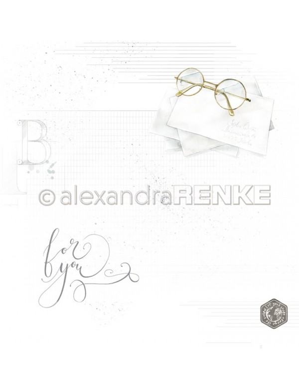 Papel Gafas/ Brille mit Muster - Alexandra Renke