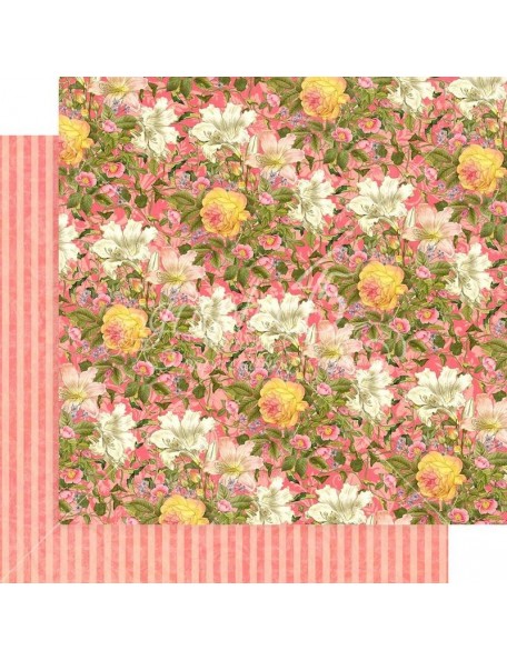 Graphic 45 Floral Shoppe, Pink Lilies