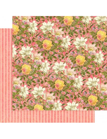 Graphic 45 Floral Shoppe, Pink Lilies
