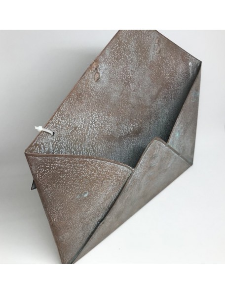 Copper Patina Metal Envelope 9"X10"