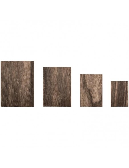 Tim Holtz Idea-Ology Wooden Vignette Panels 4, color marron