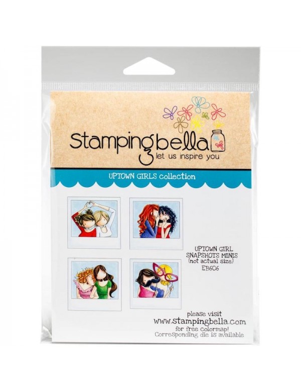 Stamping Bella Cling Stamps, Uptown Girl Snapshots Minis