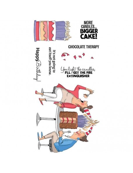 Art Impressions Clear Stamps, Terapia de Chocolate