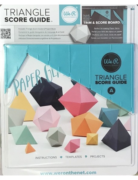 we r memory keepers guia para crear triangulos/Triangle Score Guide