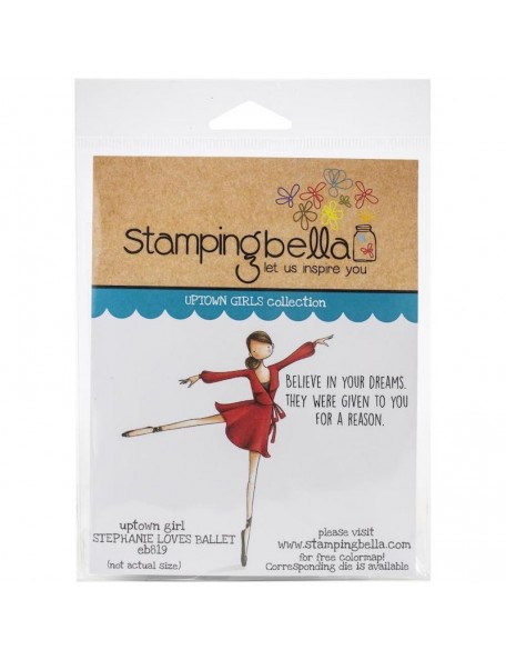 Stamping Bella Sello/Cling Stamps, Stephanie Loves Ballet