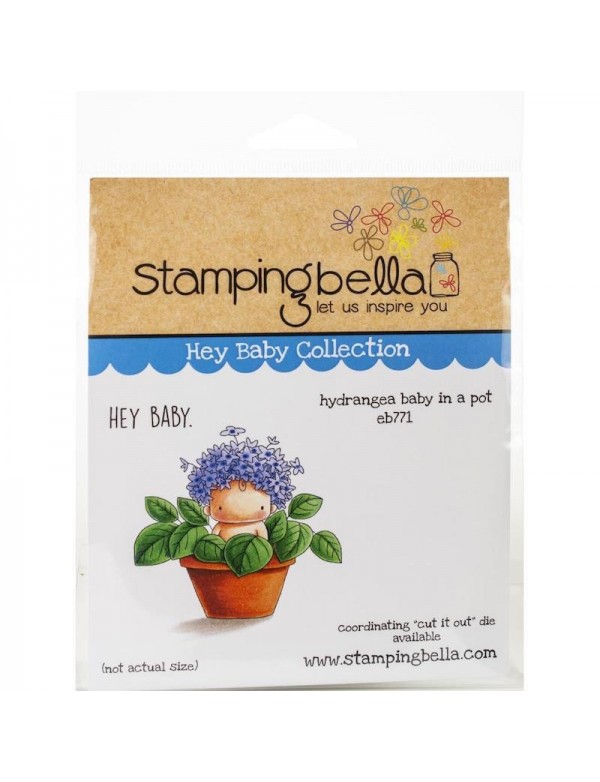 Stamping Bella Sello/Cling Stamps, Hydrangea Baby