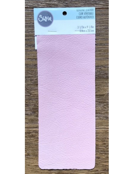 Sizzix Cowhide Leather 3"X9" Pink