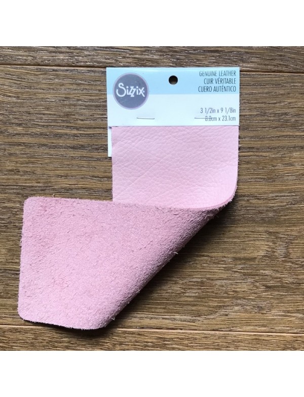 Sizzix Cowhide Leather 3"X9" Pink