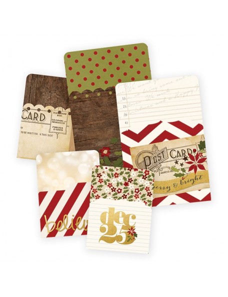 Simple Stories Cozy Christmas Sn@p! Memorabilia Pockets 5 (2) 4"X6" & (3) 3"X4"