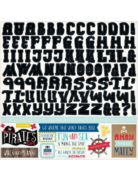 Echo Park Pirates, Alpha Stickers